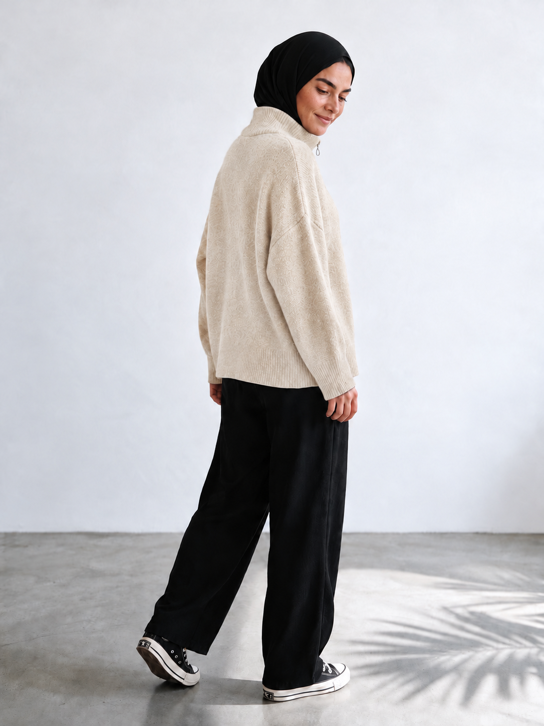 Strickjacke Rabia - Beige