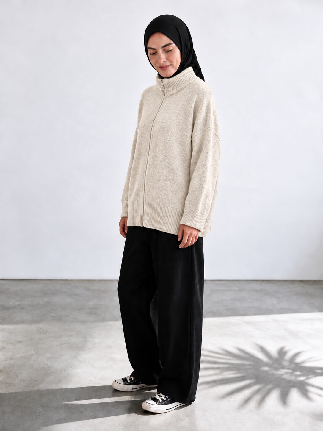 Strickjacke Rabia - Beige