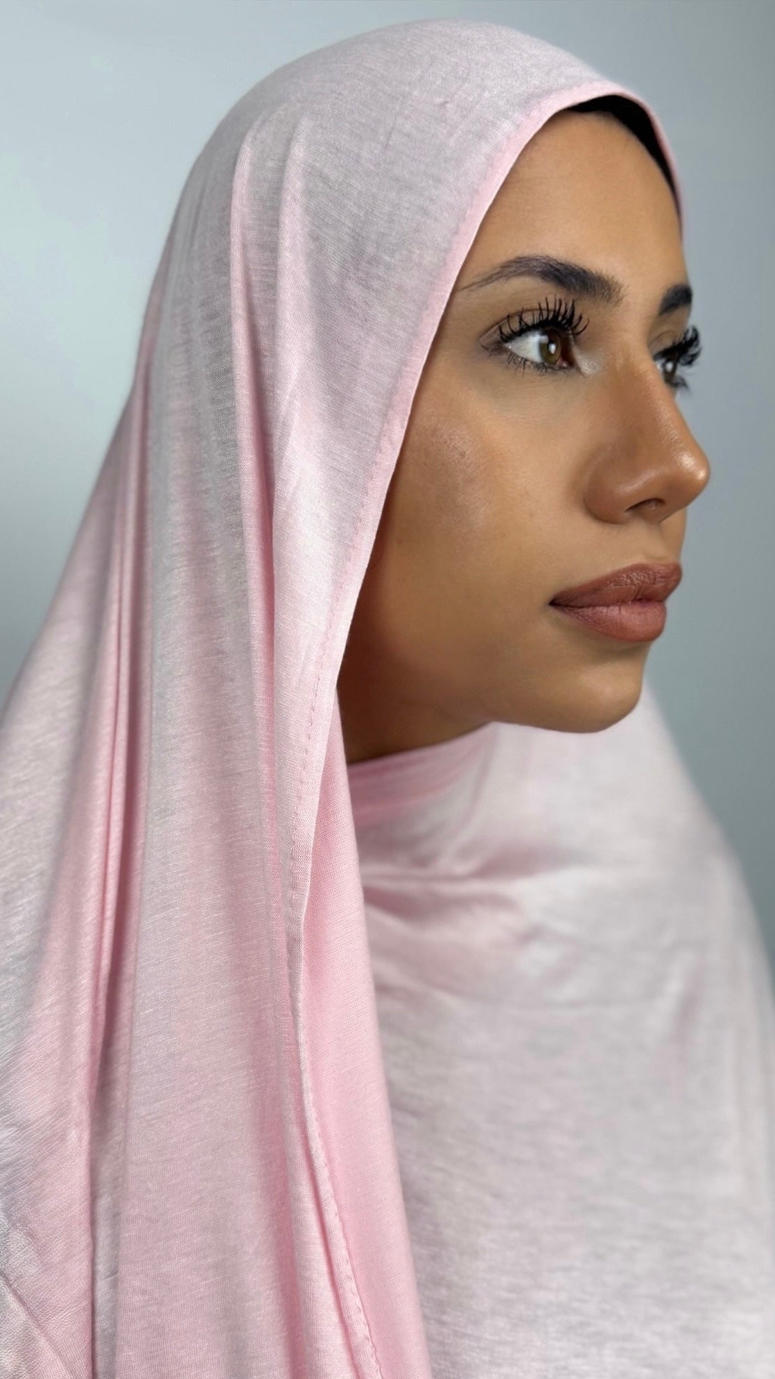 Bambus Premium Jersey Hijab - Rose