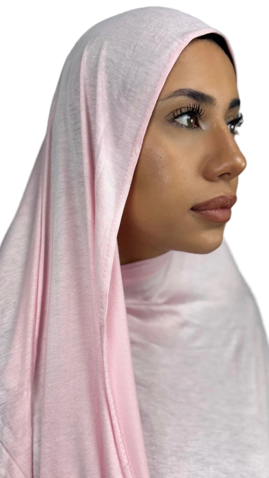 Bambus Touch Premium Jersey Hijab - Rose