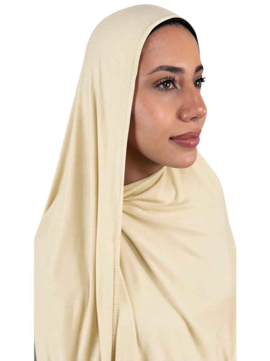 Bambus Touch Premium Hijab - Soft Butter Lemon