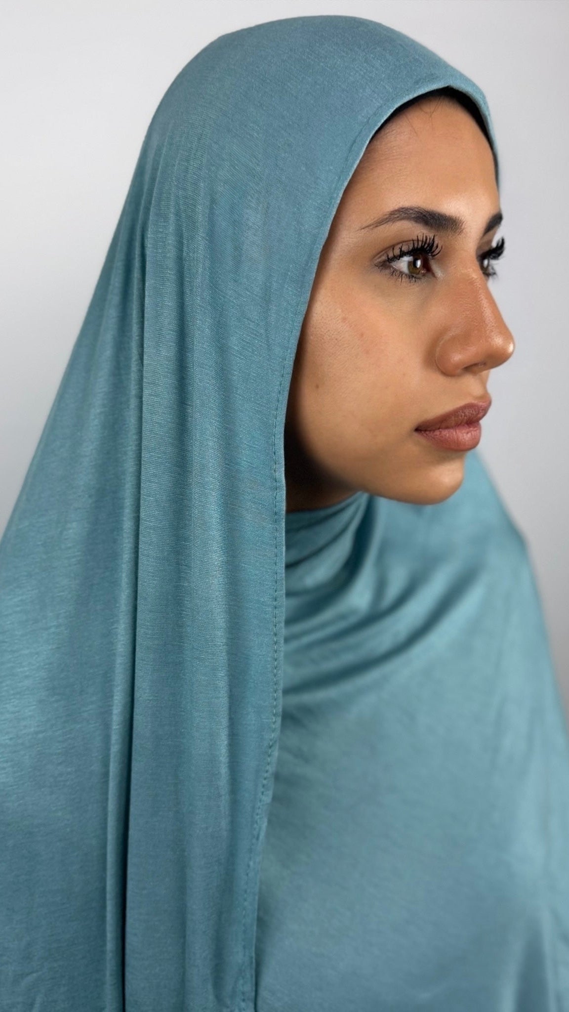 Bambus Touch Premium Jersey Hijab - Sky Blue