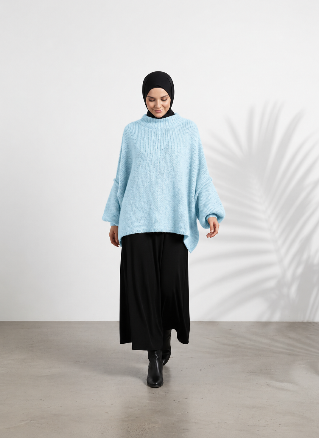 Strickpullover Raha - Blau