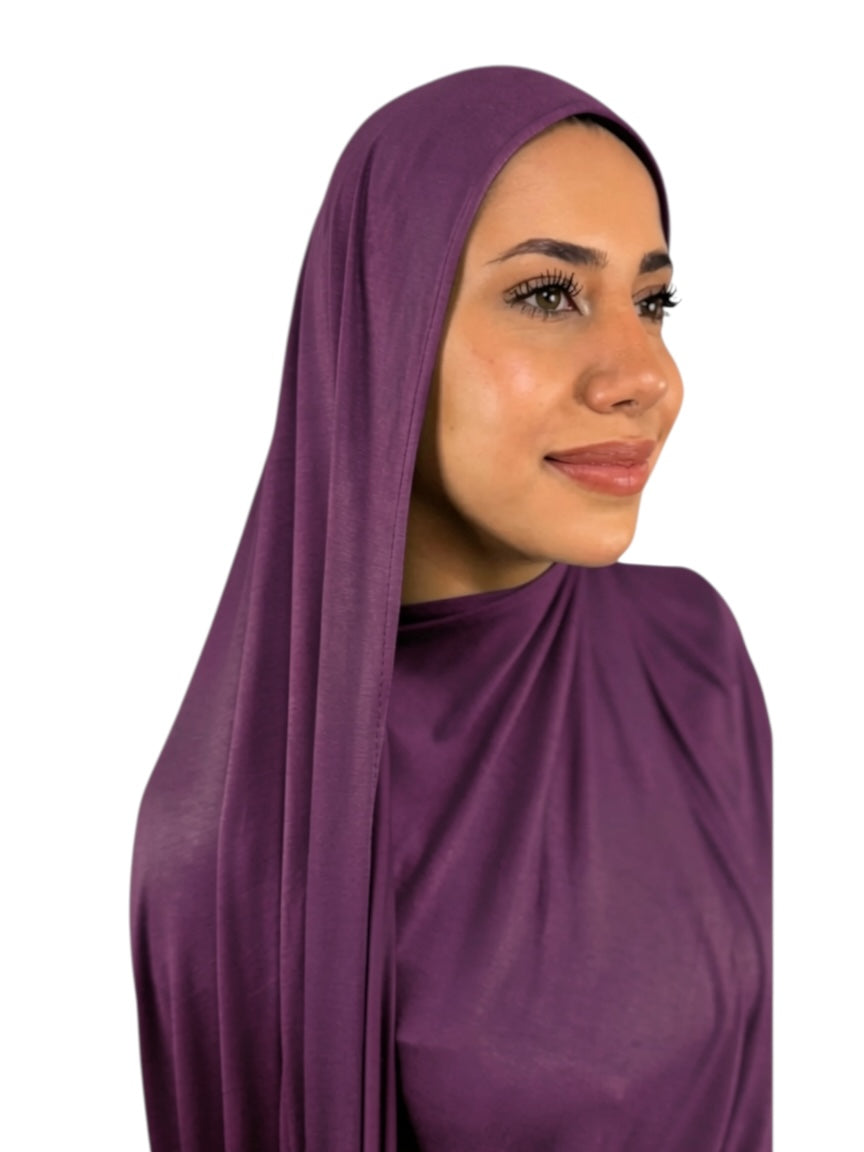 Bambus Touch Premium Hijab - Mulberry