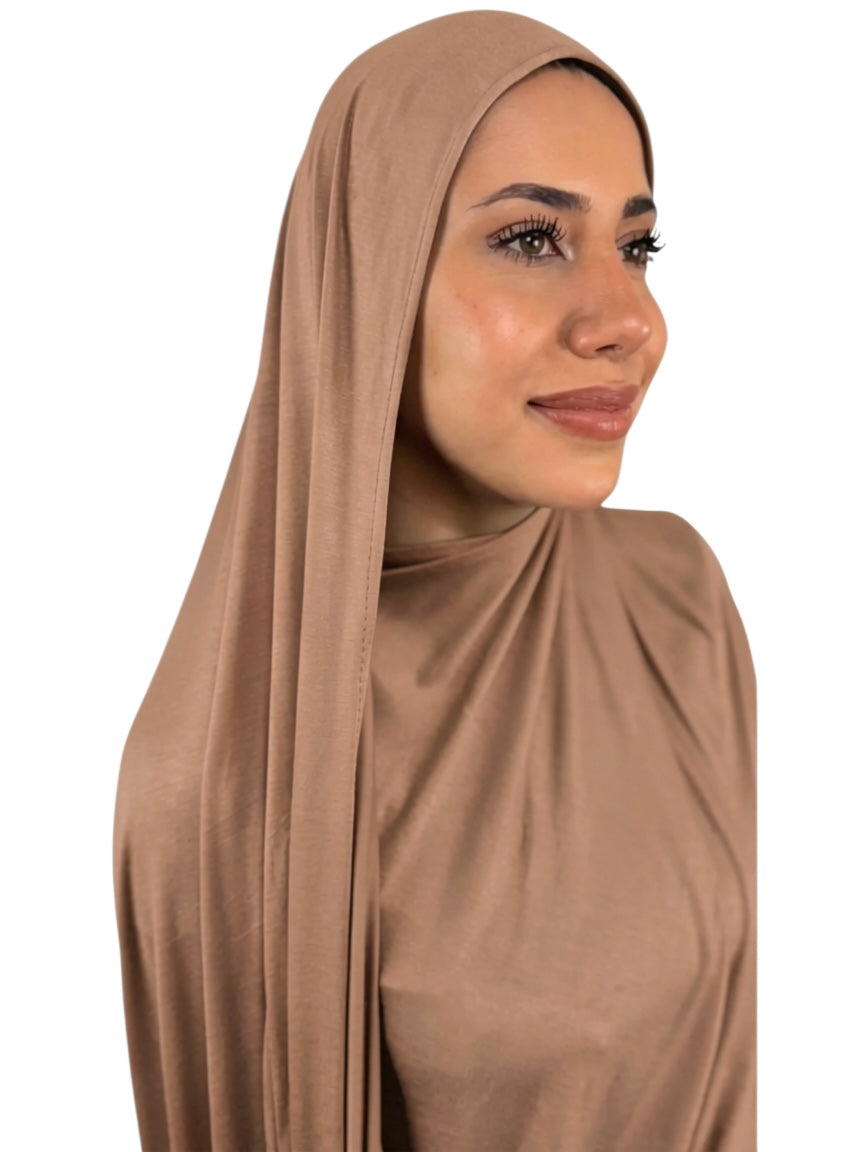 Bambus Touch Premium Hijab - Soft Hazel