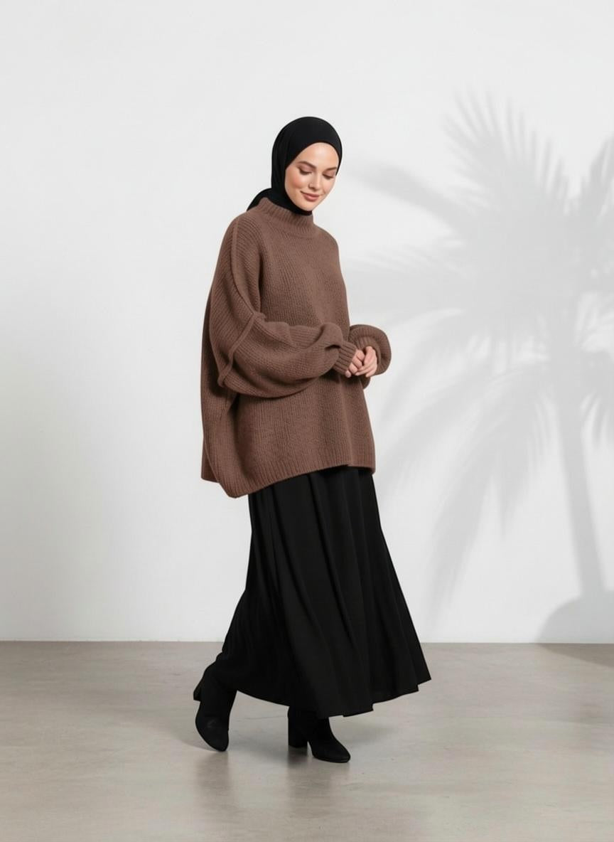 Strickpullover Raha - Nougat
