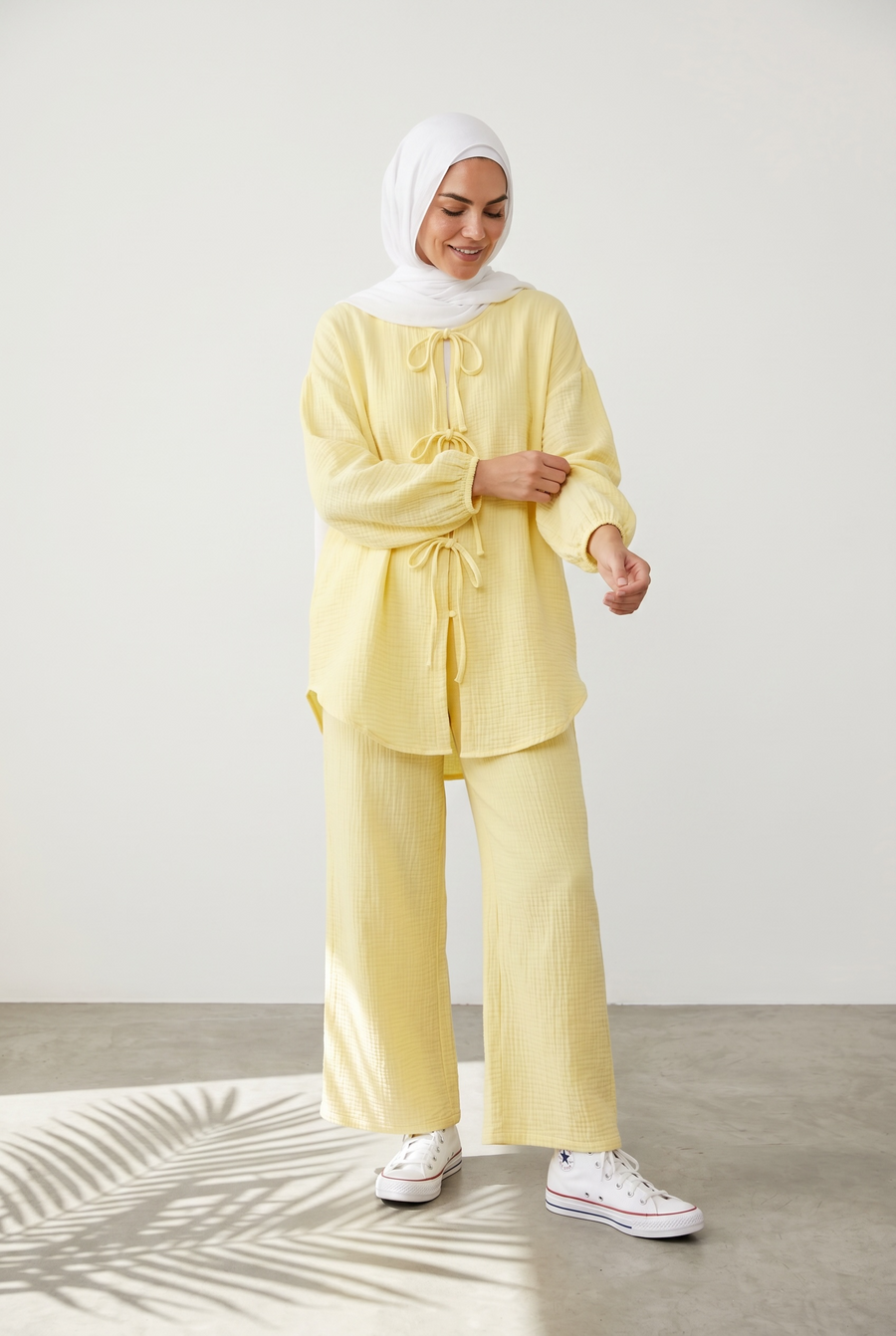 Alia Musselin Set - Butter Lemon