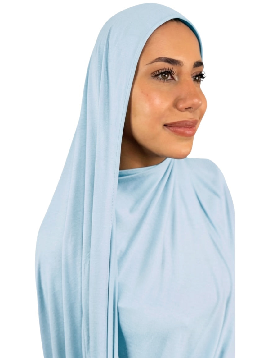 Bambus Touch Premium Hijab - Arctic Blue