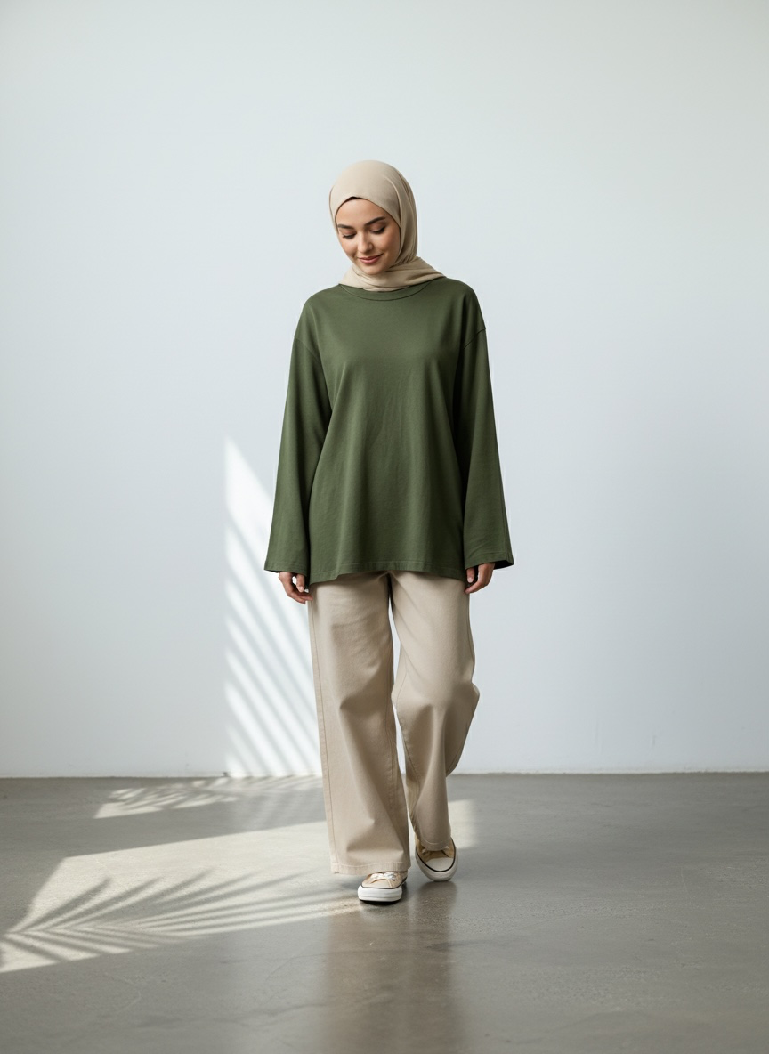 🌿 Oberteil Nayla 2.0 - Dark Olive