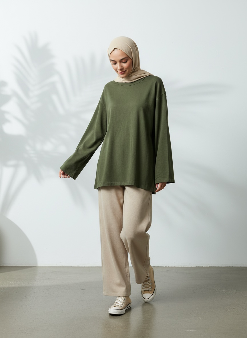 🌿 Oberteil Nayla 2.0 - Dark Olive