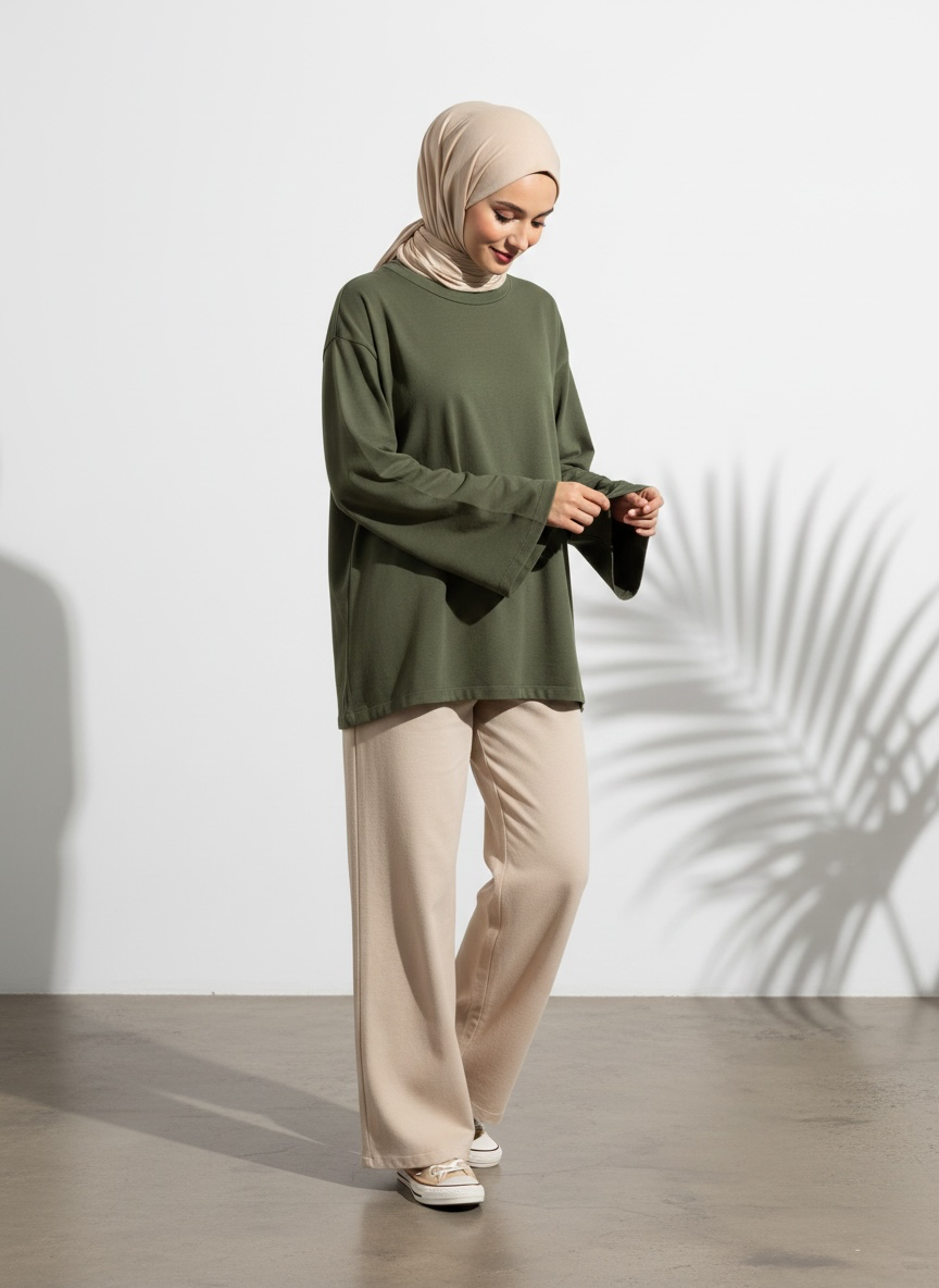 🌿 Oberteil Nayla 2.0 - Dark Olive
