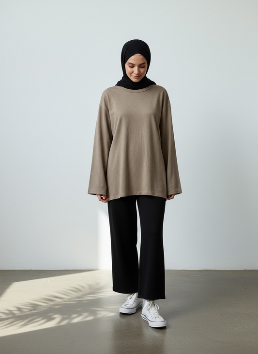 🌿 Oberteil Nayla 2.0 - Mocha