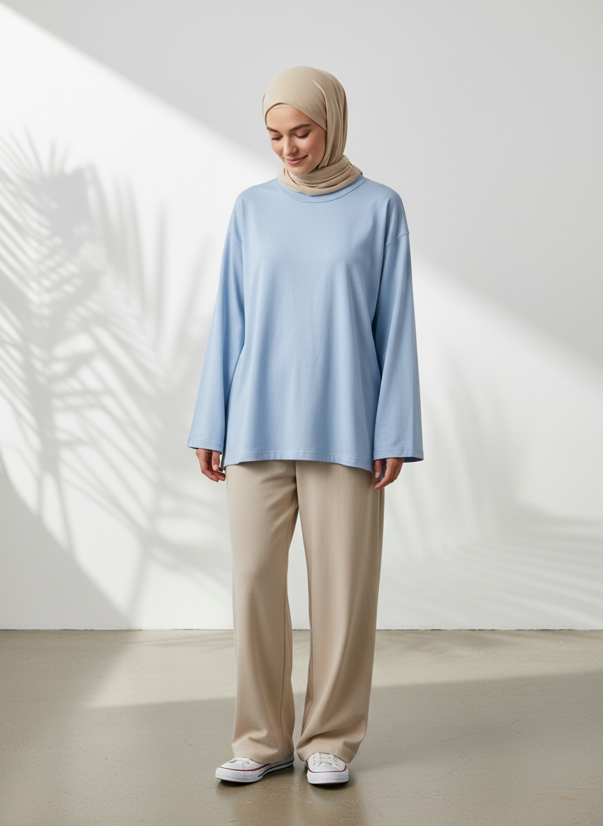 🌿 Oberteil Nayla 2.0 - Light Blue