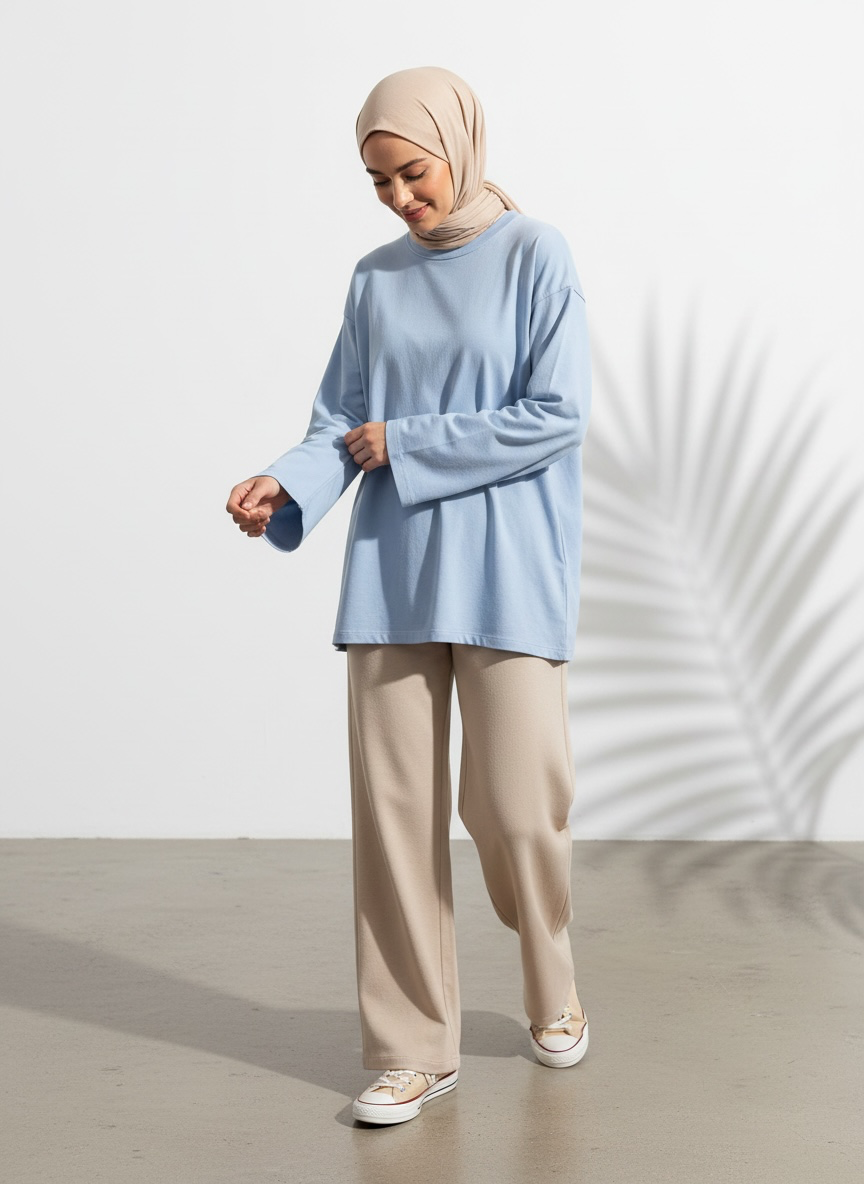 🌿 Oberteil Nayla 2.0 - Light Blue